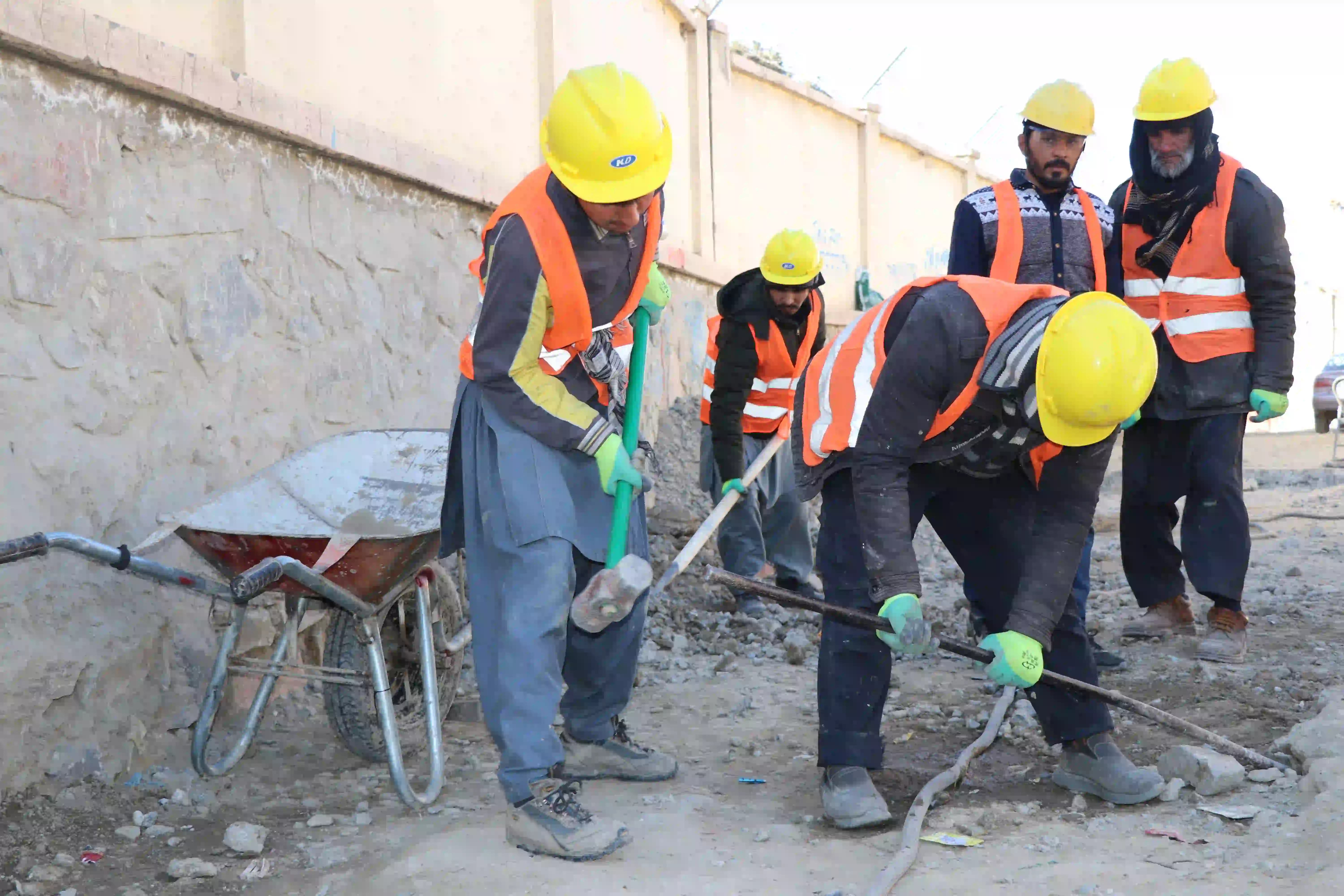 JOB CREATION THROUGH CONSTRUCTION ACTIVITIES FOR UPGRADING SIX DIFFERENT STREETS IN THE DE-MORAD KHAN AREA, DISTRICT-7 OF KABUL PROVINCE