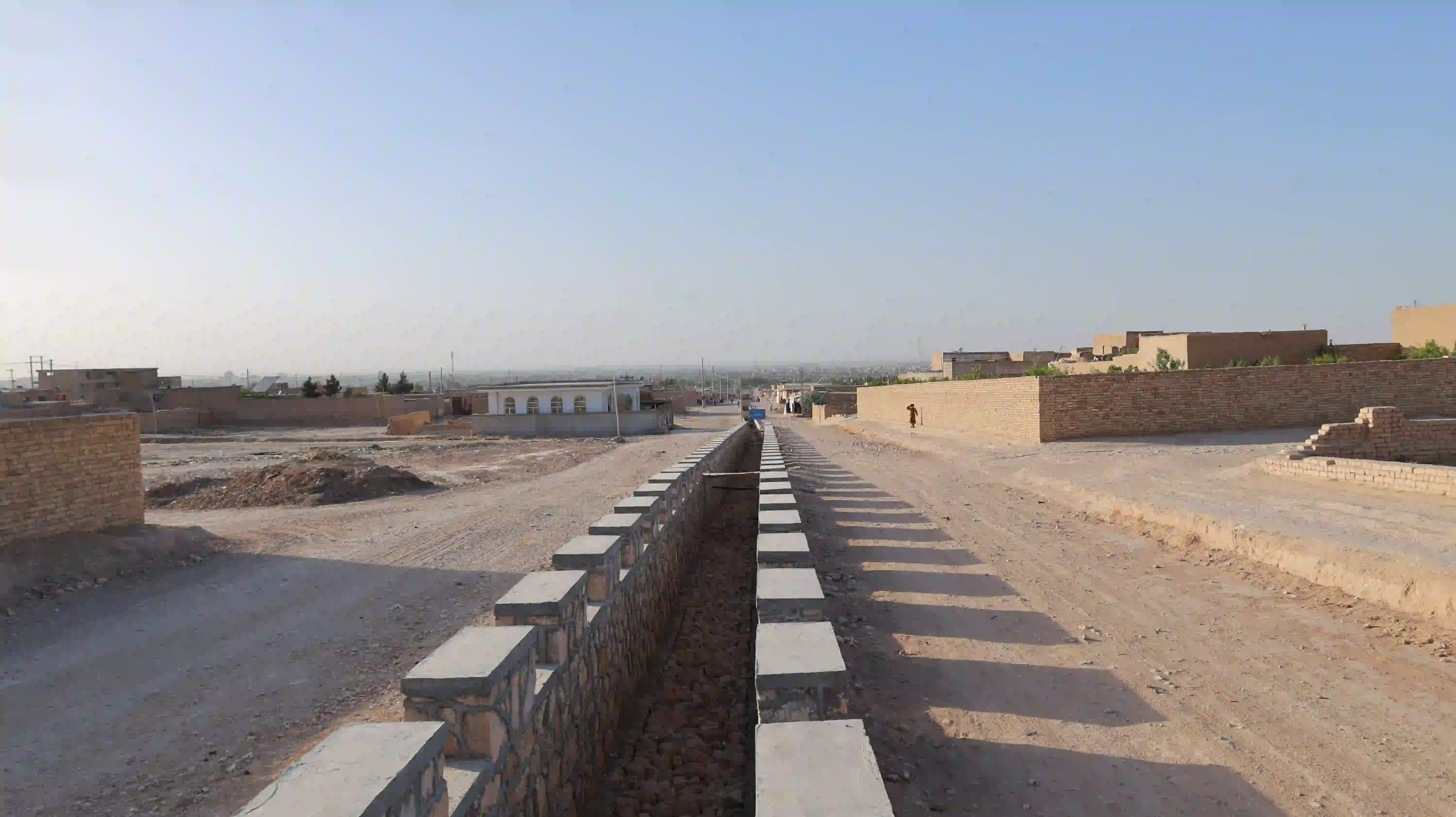 CONSTRUCTION OF PROTECTION WALL FOR FLOOD CONTROL WITH TOTAL LENGTH 360 M, GOZAR#15, DISTRICT#11, MAZAR-E-SHARIF CITY