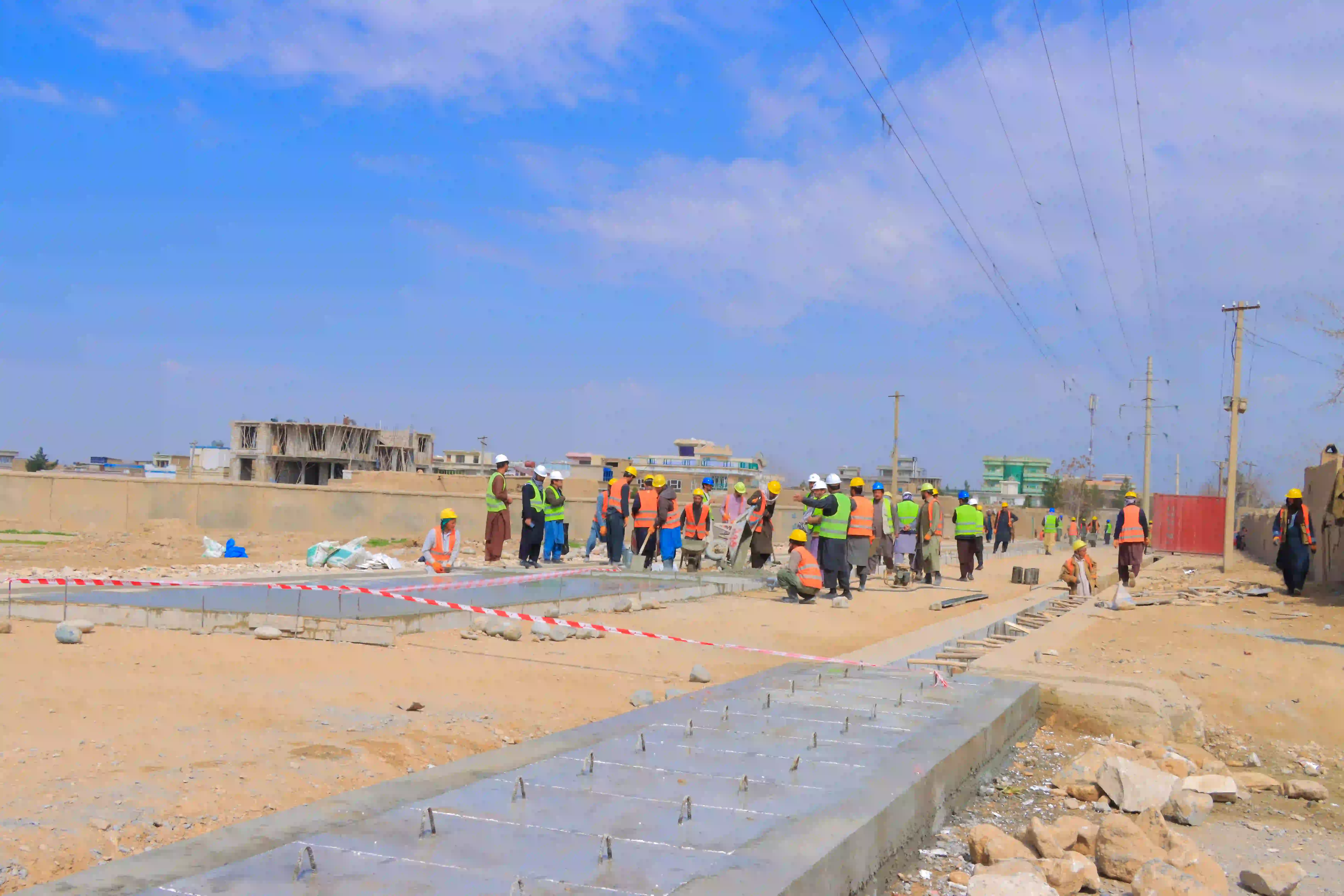 CONSTRUCTION OF NAW ABAD QAHWA KHANNA PLUM CONCRETE SURFACE STREET FROM 0+000 TO 0+690 IN DIS#3 G1 OF KUNDUZ PROVINCE