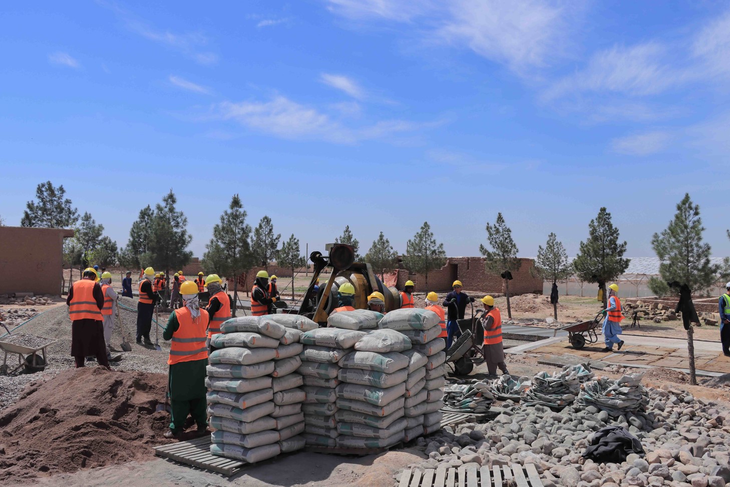 Rehabilitation of 815 m Plum Concrete Surface Road in Shahrak Shaidai, District 11 of Herat City.